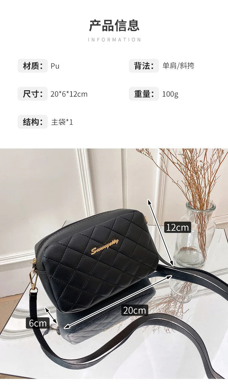2023 borla pequena bolsa mensageiro para mulheres tendência lingge bordado câmera feminina bolsa de ombro moda corrente senhoras crossbody sacos