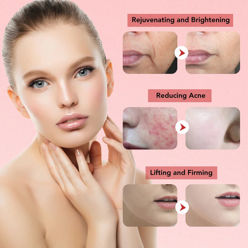 7 em 1 dispositivo de levantamento facial ems microcorrente rejuvenescimento da pele led facial pescoço endurecimento massageador rosto aparelho de cuidados de beleza