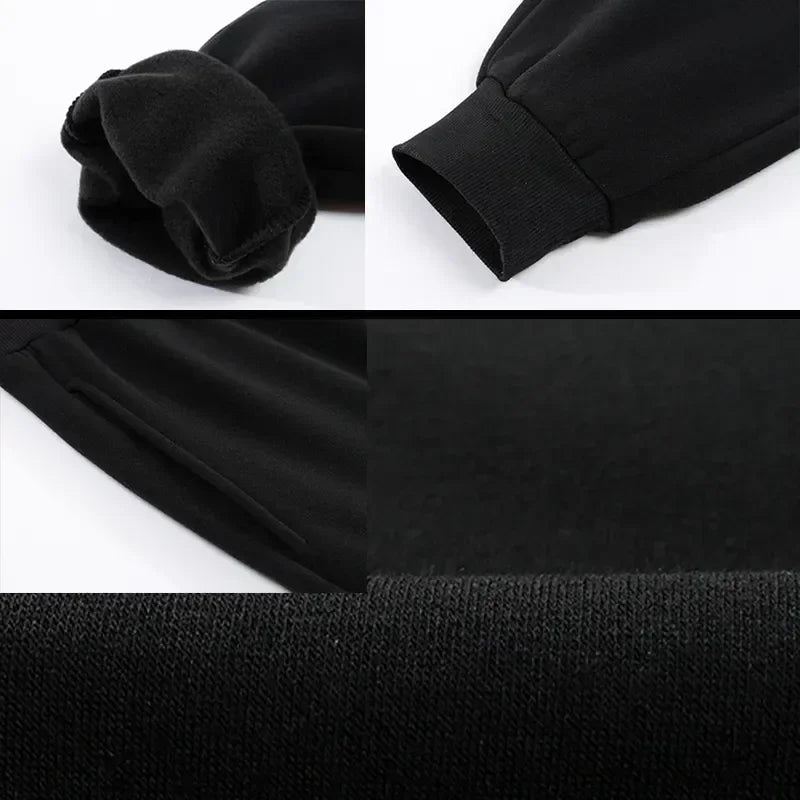 Calça de moletom feminina com estampa de coração, casual, de alta qualidade, fitness, moda, baggy, quente, esporte de rua, corrida, uso diário