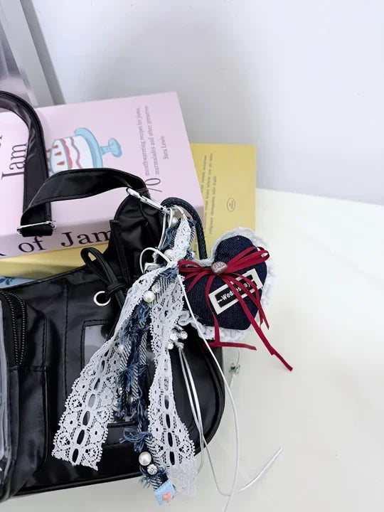 Y2k harajuku bolsa de ombro feminina coreano transparente ita saco escola crossbody saco feminino designer japonês bolsa preppy