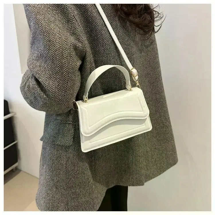 Alta qualidade bolsa de couro do plutônio bolsa feminina cor sólida ombro crossbody sacos senhora mensageiro pequena tote para meninas