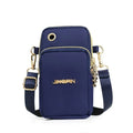 Bolsa de Celular Feminina Transversal Mini, Bolsa de Moedas Moderna para Mães, Bolsa de Ombro para Corrida com Alça de Pescoço, Carteira de 3 Camadas
