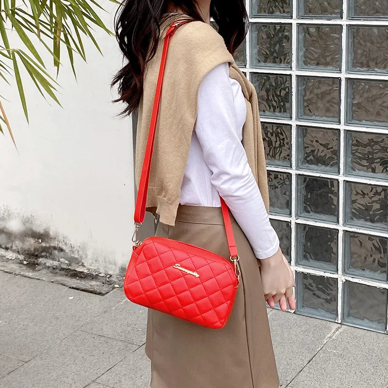 2023 borla pequena bolsa mensageiro para mulheres tendência lingge bordado câmera feminina bolsa de ombro moda corrente senhoras crossbody sacos