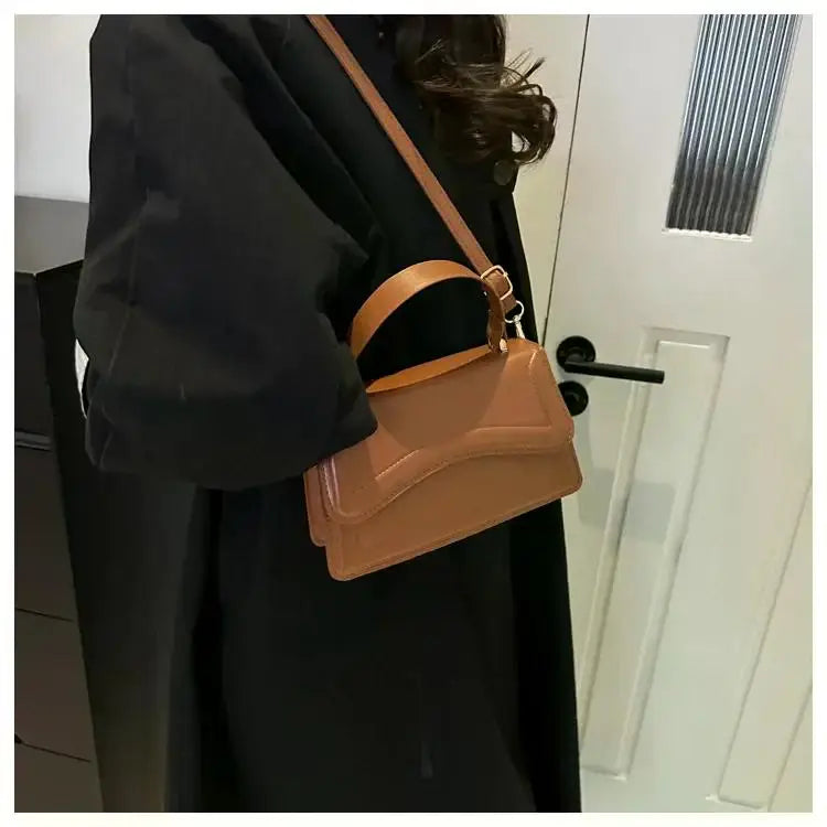 Alta qualidade bolsa de couro do plutônio bolsa feminina cor sólida ombro crossbody sacos senhora mensageiro pequena tote para meninas