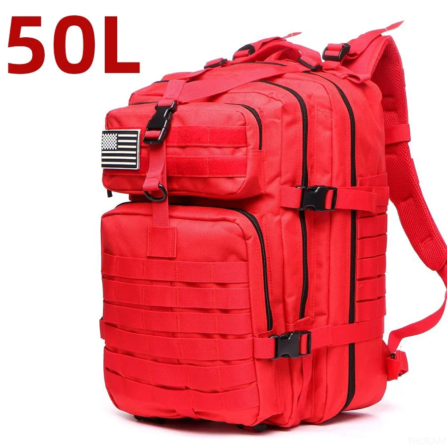 25l/50l resistente náilon impermeável tático esportes trekking pesca caça acampamento caminhadas saco mochila ao ar livre