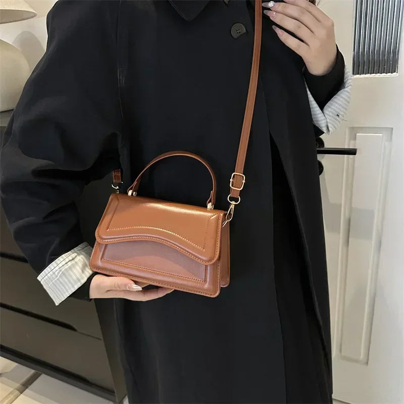 Alta qualidade bolsa de couro do plutônio bolsa feminina cor sólida ombro crossbody sacos senhora mensageiro pequena tote para meninas