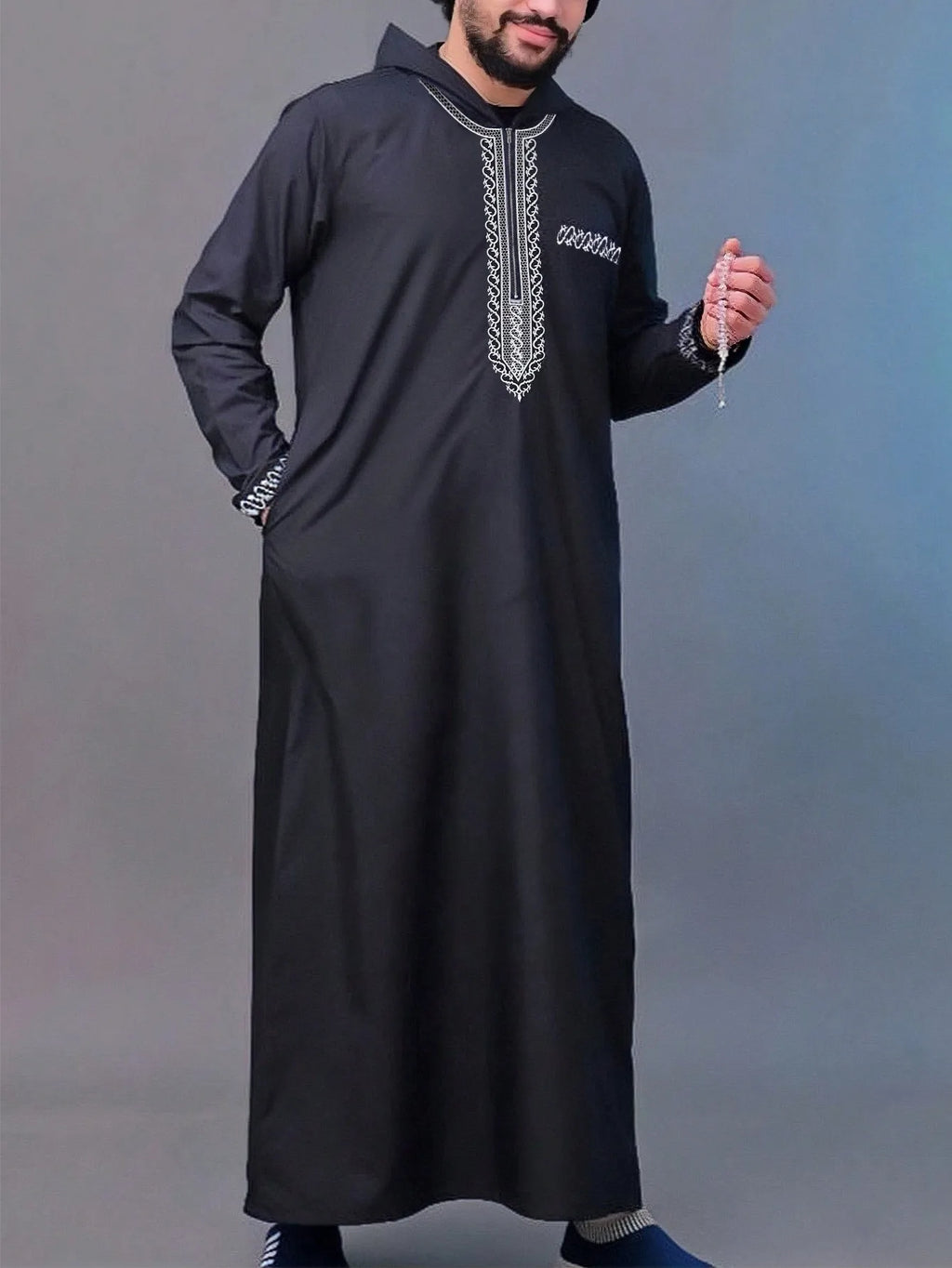 Traje Masculino Africano com Bordado Temos, Conjunto de Duas Peças, Calça Longa, Estilo Étnico Casual, Traje de Casamento, Terno para Noivos.