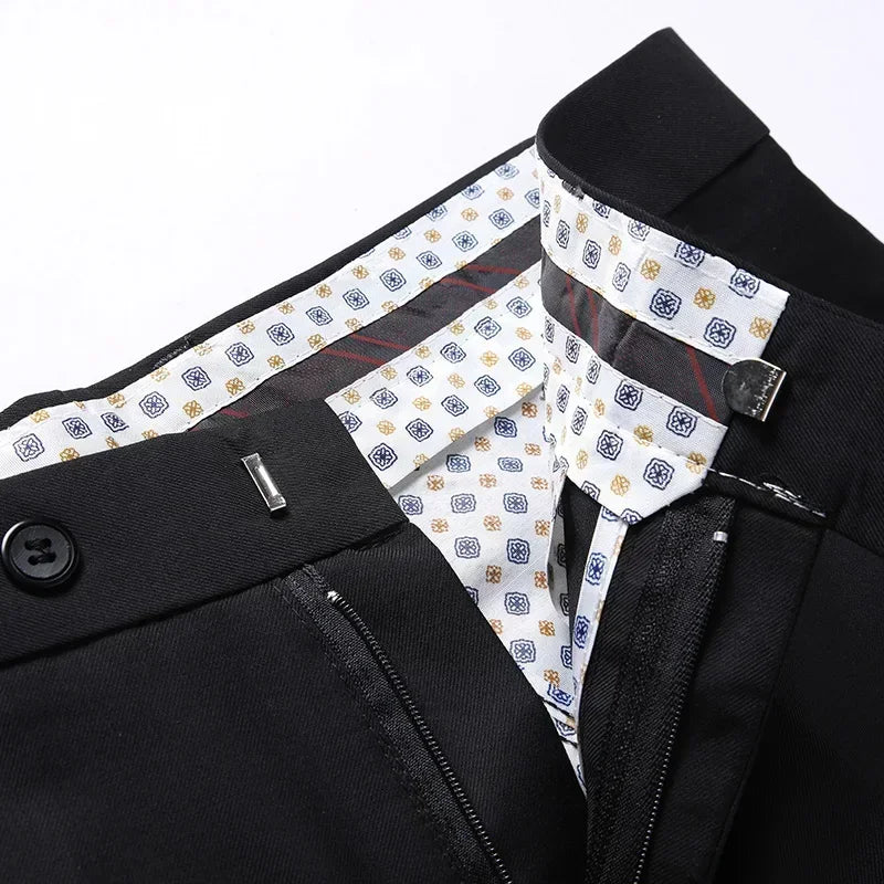A nova loja oferece preços com desconto casual formal negócios masculino moda cavalheiro cor sólida terno cabido para todas as estações