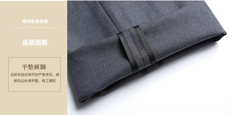 2024 masculino fino-ajuste de dois botões terno de negócios profissional trabalho formal conjunto de duas peças calças incluídas S-6XL