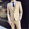 Terno de padrinhos de casamento de três peças, slim fit, roupa formal masculina, traje profissional personalizável, roupa de comemoração de casamento