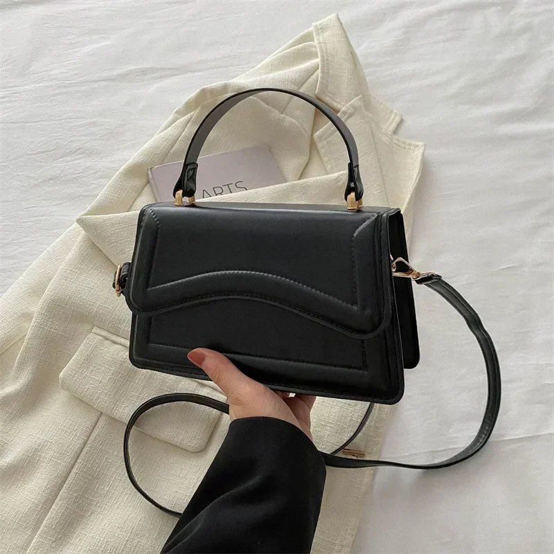 Alta qualidade bolsa de couro do plutônio bolsa feminina cor sólida ombro crossbody sacos senhora mensageiro pequena tote para meninas